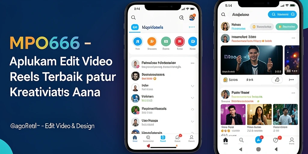 Antarmuka MPO666 yang intuitif untuk Edit Video Reels.